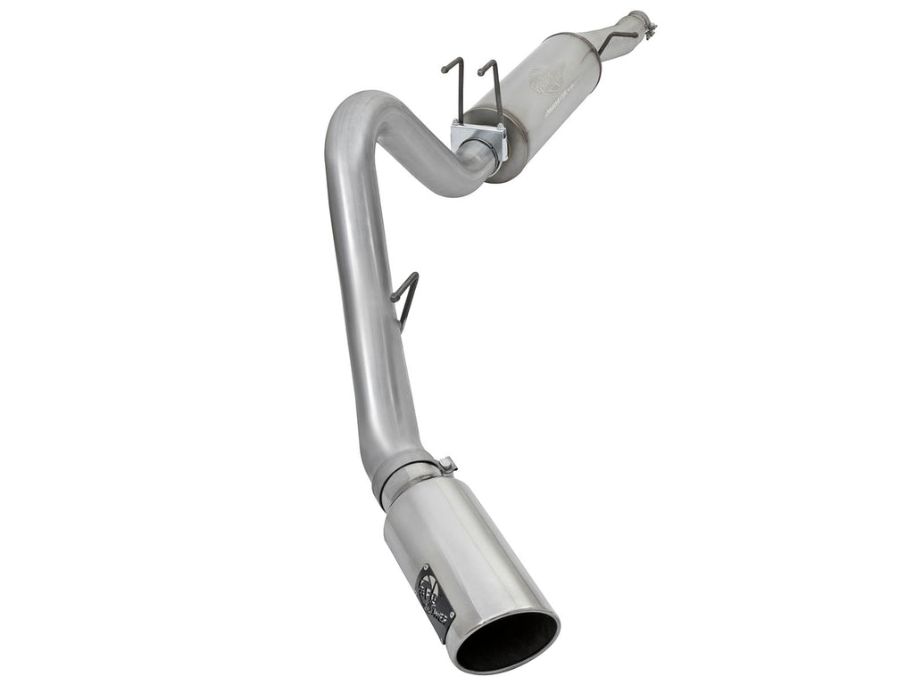 aFe MACHForce XP 2017 Ford SuperDuty F-250/F-350 V8 6.2L CC/LB Cat-Back SS 4in. Exhaust System aFe AFE49-43086-P