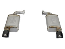 Load image into Gallery viewer, aFe MACHForce XP 2.5in 409 Stainless Axle Back Exhaust w/ Black Tips 15-17 Ford Mustang I4-2.3L (t) aFe AFE49-43085-B