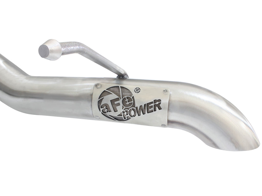 aFe MACHForce XP 2.5in SS-409 Cat-Back Exhaust 07-16 Jeep Wrangler (JK) V6-3.6L/3.8L (2-4 Door) aFe AFE49-48055