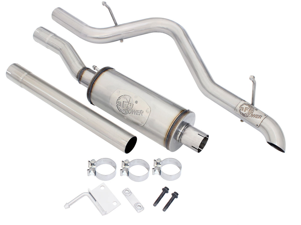 aFe MACHForce XP 2.5in SS-409 Cat-Back Exhaust 07-16 Jeep Wrangler (JK) V6-3.6L/3.8L (2-4 Door) aFe AFE49-48055