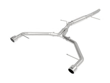 Load image into Gallery viewer, aFe MACHForce XP 3in-2.5in SS Exhaust Axle-Back 17-19 Audi A4 (B9) L4-2.0L (t) - Polished aFe AFE49-36419-P