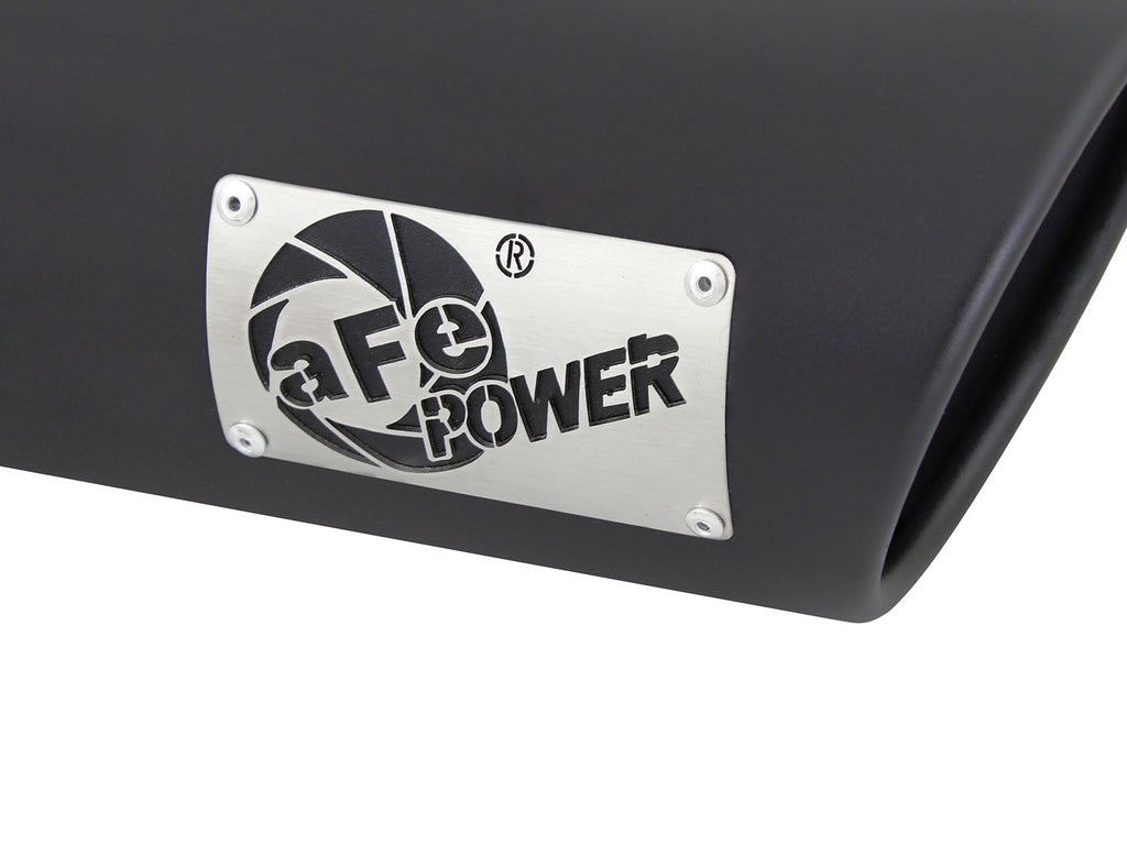 aFe MACHForce XP 3in Inlet x 4in Outlet x 9in Length Clamp-On Black Tip aFe AFE49T30401-B09