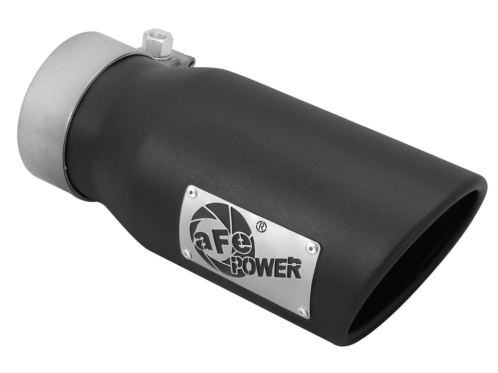 aFe MACHForce XP 3in Inlet x 4in Outlet x 9in Length Clamp-On Black Tip aFe AFE49T30401-B09