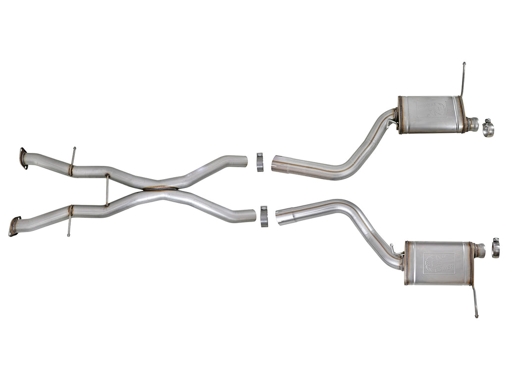 aFe MACHForce XP Cat-Back Exhaust Stainless No Tips 12-15 Jeep Grand Cherokee SRT/SRT-8 V8 Hemi 6.4L aFe AFE49-48053