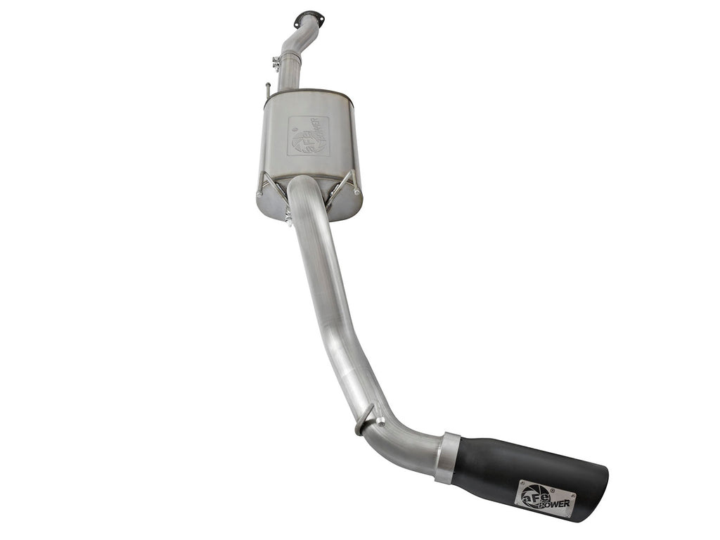 aFe MACHForce XP Cat-Back SS w/Black Tips 16 Toyota Tacoma V6-3.5L aFe AFE49-46026-B