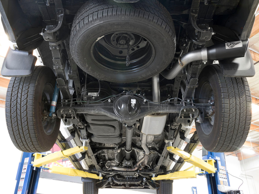 aFe MACHForce XP Cat-Back SS w/Black Tips 16 Toyota Tacoma V6-3.5L aFe AFE49-46026-B