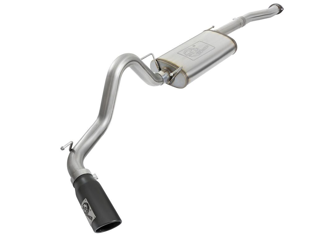 aFe MACHForce XP Cat-Back SS w/Black Tips 16 Toyota Tacoma V6-3.5L aFe AFE49-46026-B