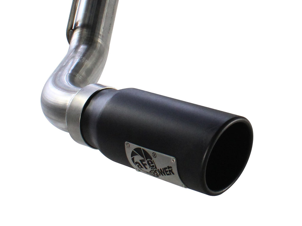 aFe MACHForce XP Exh CB, GM Silverado/Sierra 1500 2014 V*-5.3/6.2L Black tip aFe AFE49-44038-B