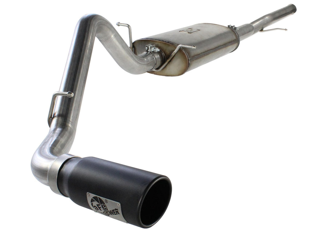 aFe MACHForce XP Exh CB, GM Silverado/Sierra 1500 2014 V*-5.3/6.2L Black tip aFe AFE49-44038-B