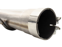 Load image into Gallery viewer, aFe MACHForce XP Exhaust 3in-3.5in SS Single Side Ext CB w/ Polish Tip 99-04 Ford F-250 V8 5.4L/6.8L aFe AFE49-43076-P