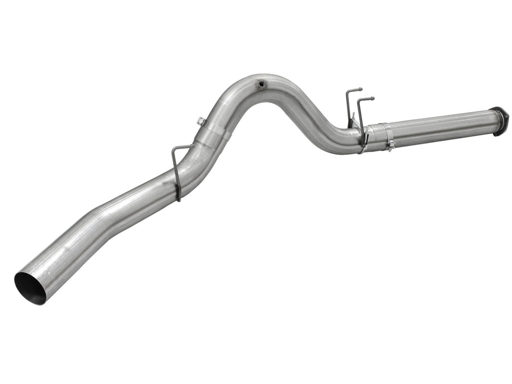 aFe MACHForce XP Exhaust 5in DPF-Back Stainless Steel Exhaust 2015 Ford Turbo Diesel V8 6.7L No Tip aFe AFE49-43064