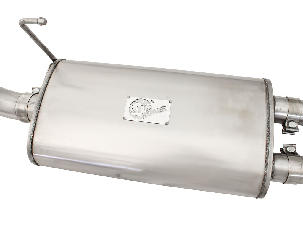 aFe MACHForce XP Exhaust Cat-Back 2.5/3in SS-409 w/ Hi-Tuck Tip 05-15 Nissan Xterra V6 4.0L aFe AFE49-46111