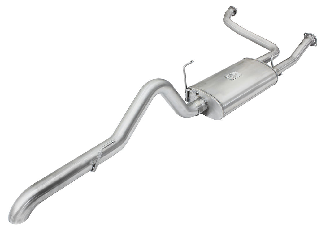aFe MACHForce XP Exhaust Cat-Back 2.5/3in SS-409 w/ Hi-Tuck Tip 05-15 Nissan Xterra V6 4.0L aFe AFE49-46111