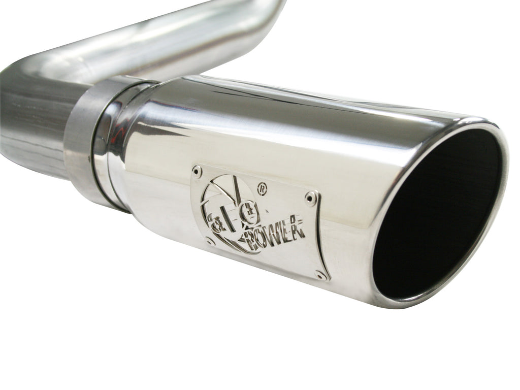 aFe MACHForce XP Exhaust Cat-Back SS-409 07-09 Toyota Tundra V8-5.7L w/ Polished Tip aFe AFE49-46006-P