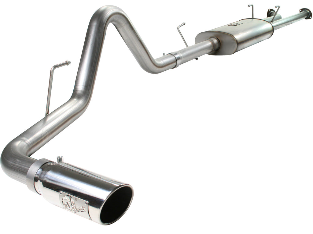 aFe MACHForce XP Exhaust Cat-Back SS-409 07-09 Toyota Tundra V8-5.7L w/ Polished Tip aFe AFE49-46006-P