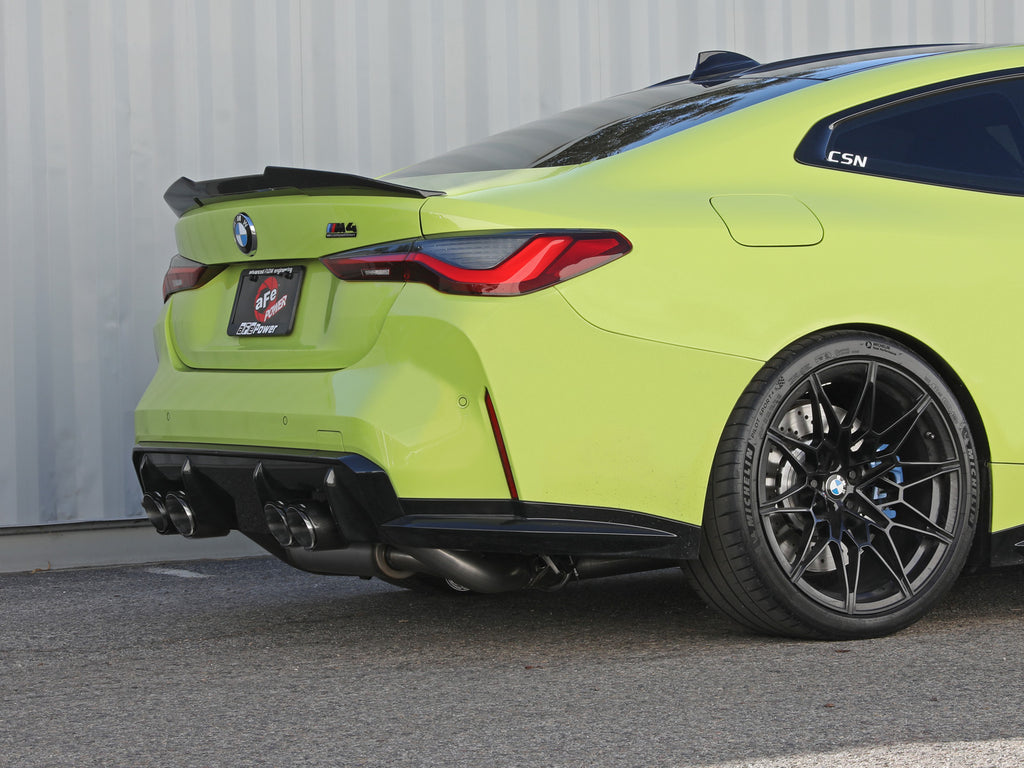 aFe MACHForce XP Exhausts Cat-Back 2019+ BMW M2 Competition L6-3.0L w/Carbon Tips aFe AFE49-36351-C