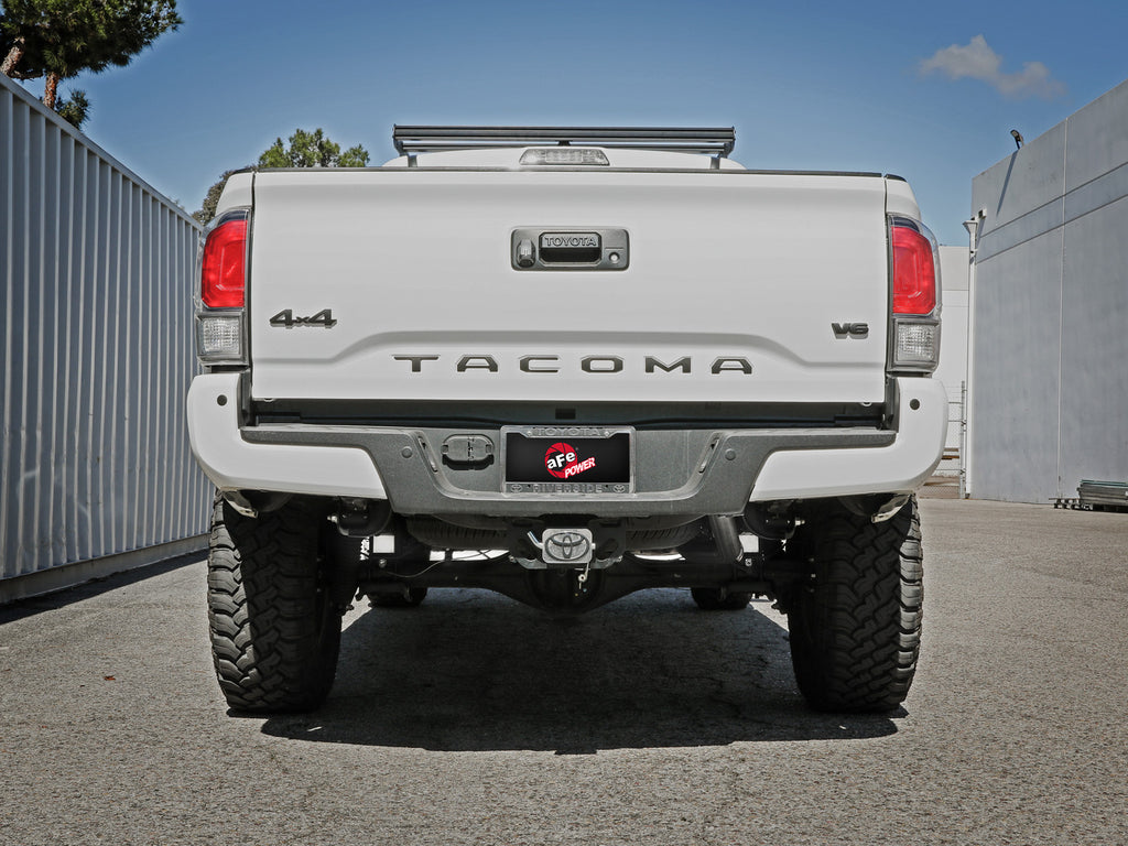aFe MACHForce XP Exhausts Cat-Back Hi-Tuck RB SS 16 Toyota Tacoma V6-3.5L aFe AFE49-46034