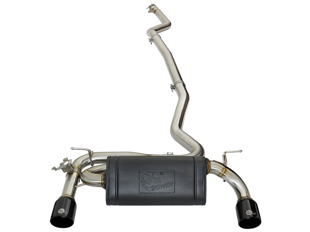 aFe MACHForce XP Exhausts Cat-Back SS 16-17 BMW 340i/iX 440i/iX (F3X) L6-3.0L (B58) w/Black Tips aFe AFE49-36334-B