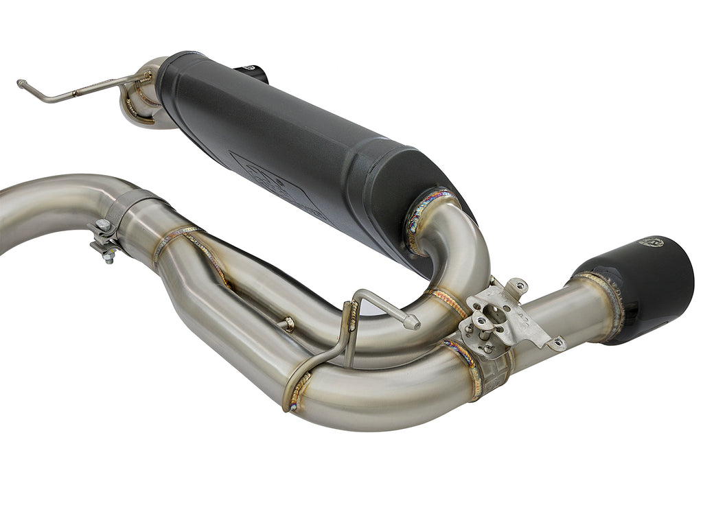 aFe MACHForce XP Exhausts Cat-Back SS 16-17 BMW 340i/iX 440i/iX (F3X) L6-3.0L (B58) w/Black Tips aFe AFE49-36334-B