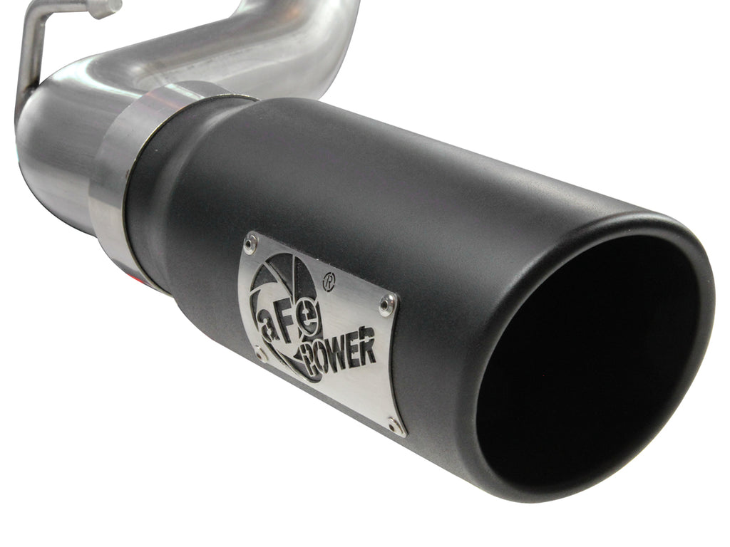 aFe MACHForce XP Exhausts Cat-Back SS-409 EXH CB Toyota Tacoma 05-13 V6-4.0L (Blk Tip) aFe AFE49-46001-1B