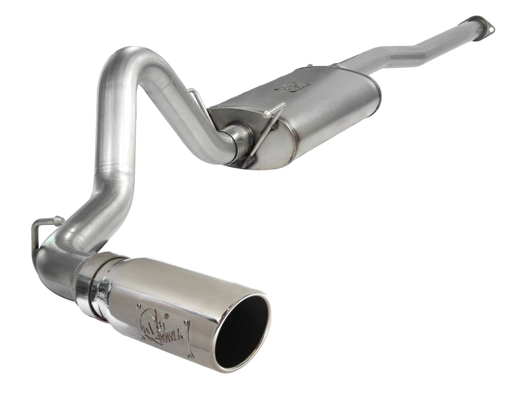 aFe MACHForce XP Exhausts Cat-Back SS-409 EXH CB Toyota Tacoma 05-13 V6-4.0L (Pol Tip) aFe AFE49-46001-1P