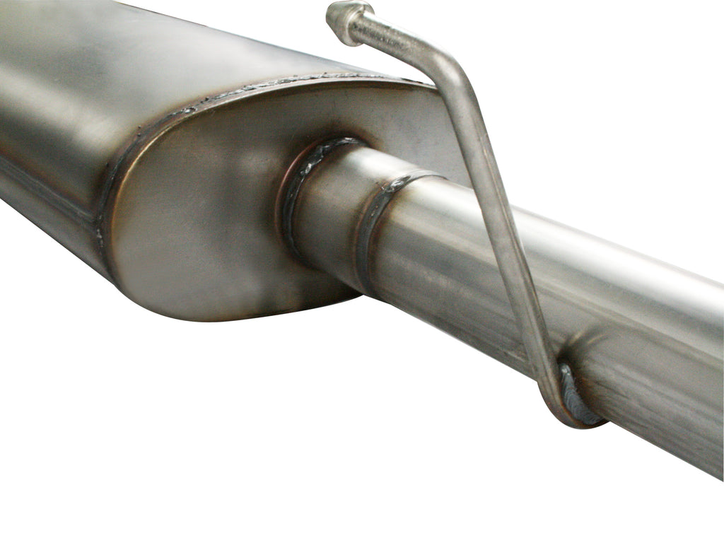 aFe MACHForce XP Exhausts Cat-Back SS-409 EXH CB Toyota Tundra 10-11 V8-5.7L 145.7 WB (blk tip) aFe AFE49-46008-B