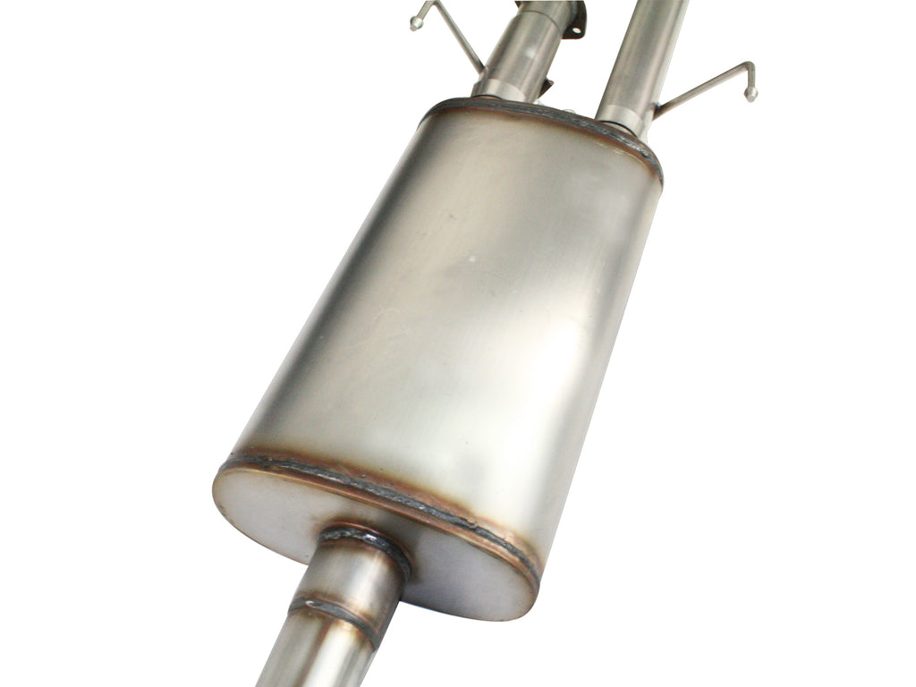 aFe MACHForce XP Exhausts Cat-Back SS-409 EXH CB Toyota Tundra 10-11 V8-5.7L 145.7 WB (blk tip) aFe AFE49-46008-B