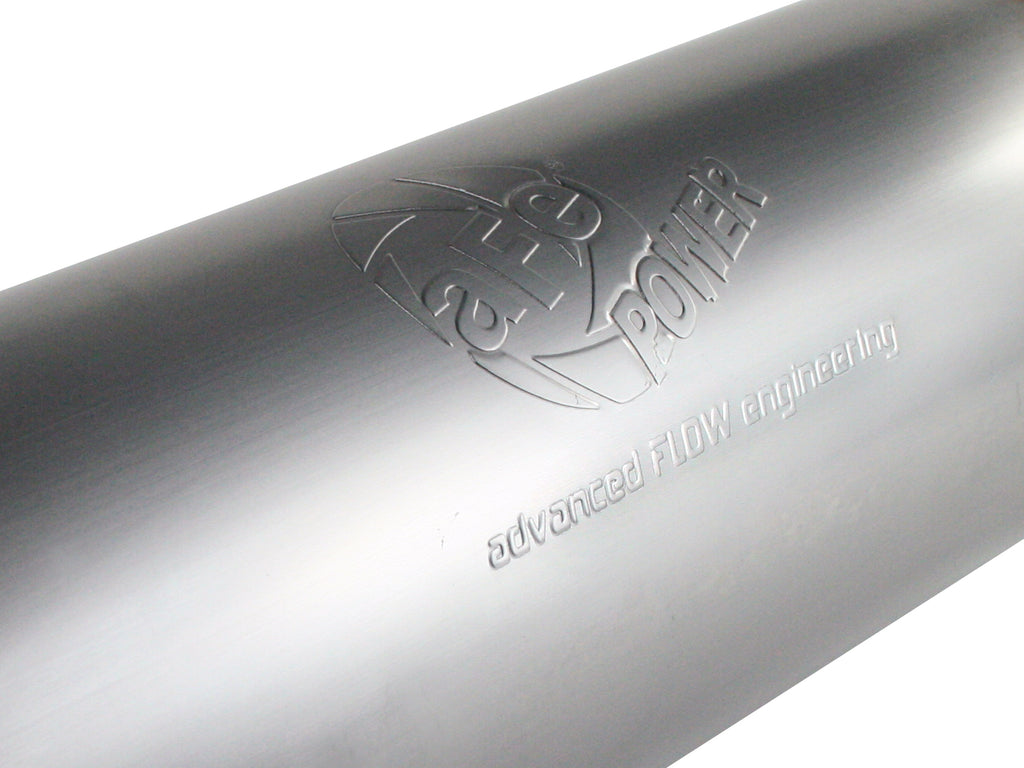 aFe MACHForce XP Exhausts Mufflers SS-409 EXH Muffler 4 ID In/Out 8 Dia aFe AFE49-91002