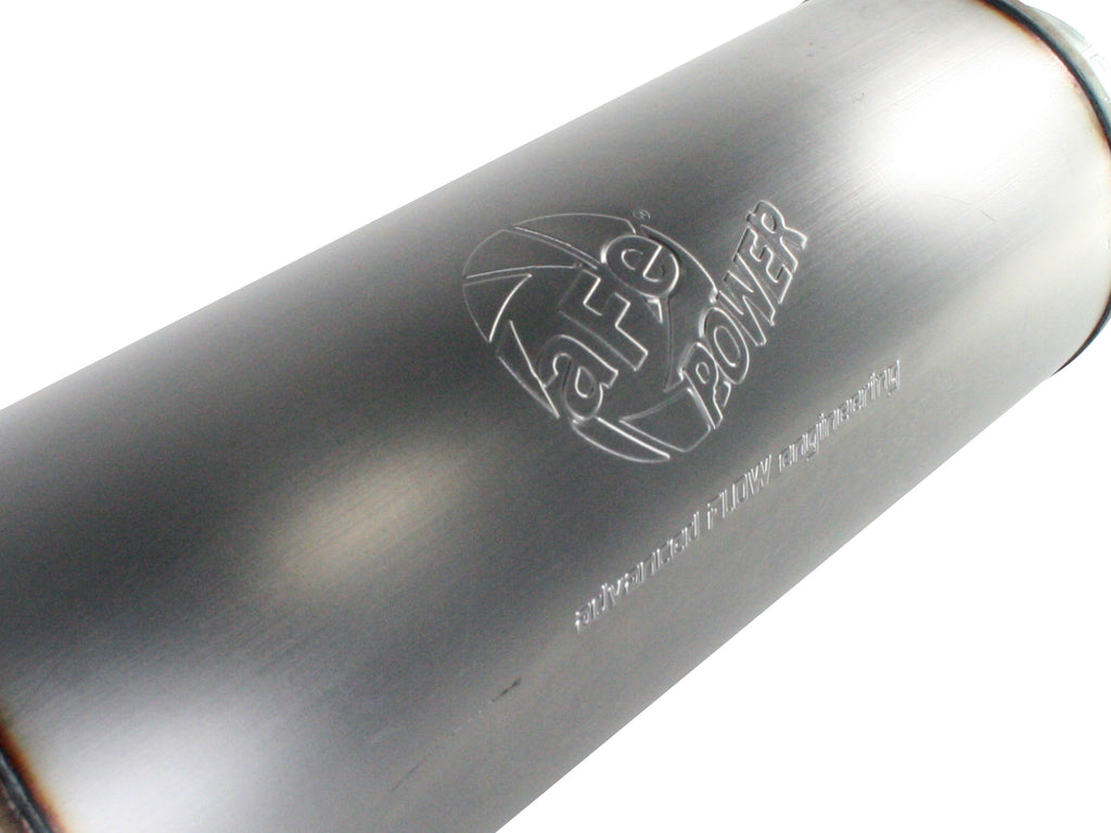 aFe MACHForce XP Exhausts Mufflers SS-409 EXH Muffler 5 ID In/Out 8 Dia aFe AFE49-91012