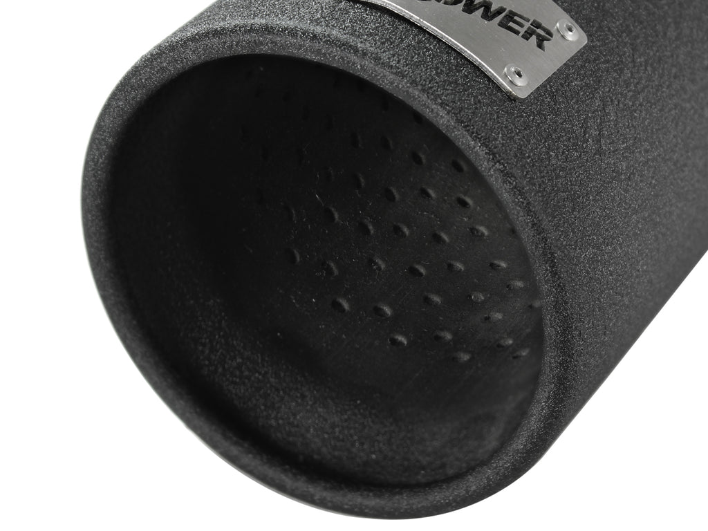 aFe MACHForce XP Exhausts Tips SS-304 EXH Tip 3in x 4Out x 12L Bolt-On (blk) aFe AFE49-92043-B