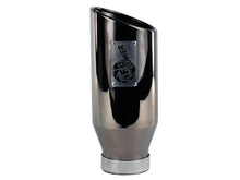 Load image into Gallery viewer, aFe MACHForce XP Exhausts Tips SS-304 EXH Tip 4In x 6Out x 15L Bolt-On (blk chrome) aFe AFE49-92018-BC