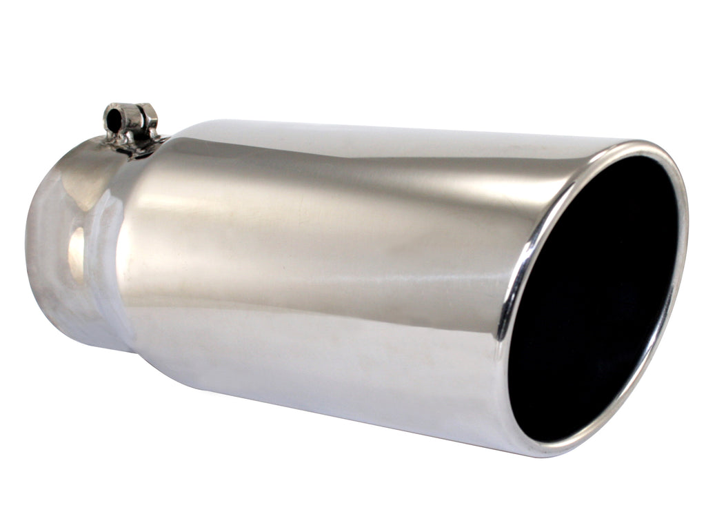 aFe MACHForce XP Exhausts Tips SS-304 EXH Tip 4x5x12L Direct Bolt-On (pol) aFe AFE49-90002