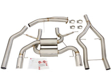 Load image into Gallery viewer, aFe MACHForce XP SS-304 Polish Tip 3.0in-2.5in Dia Cat Back Exhaust 11-13 BMW 335i (E90/E92) 3.0L aFe AFE49-36328-P
