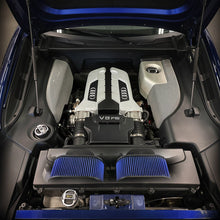 Load image into Gallery viewer, aFe air filter mounted in Audi R8 intake housing