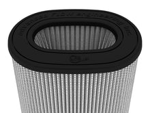 Load image into Gallery viewer, aFe Magnum FLOW Pro DRY S Air Filter 6.75x4.75 Flange 8.25x6.25 Base (Mt2) 7.25x5 Top 8.5 Height aFe AFE21-91101