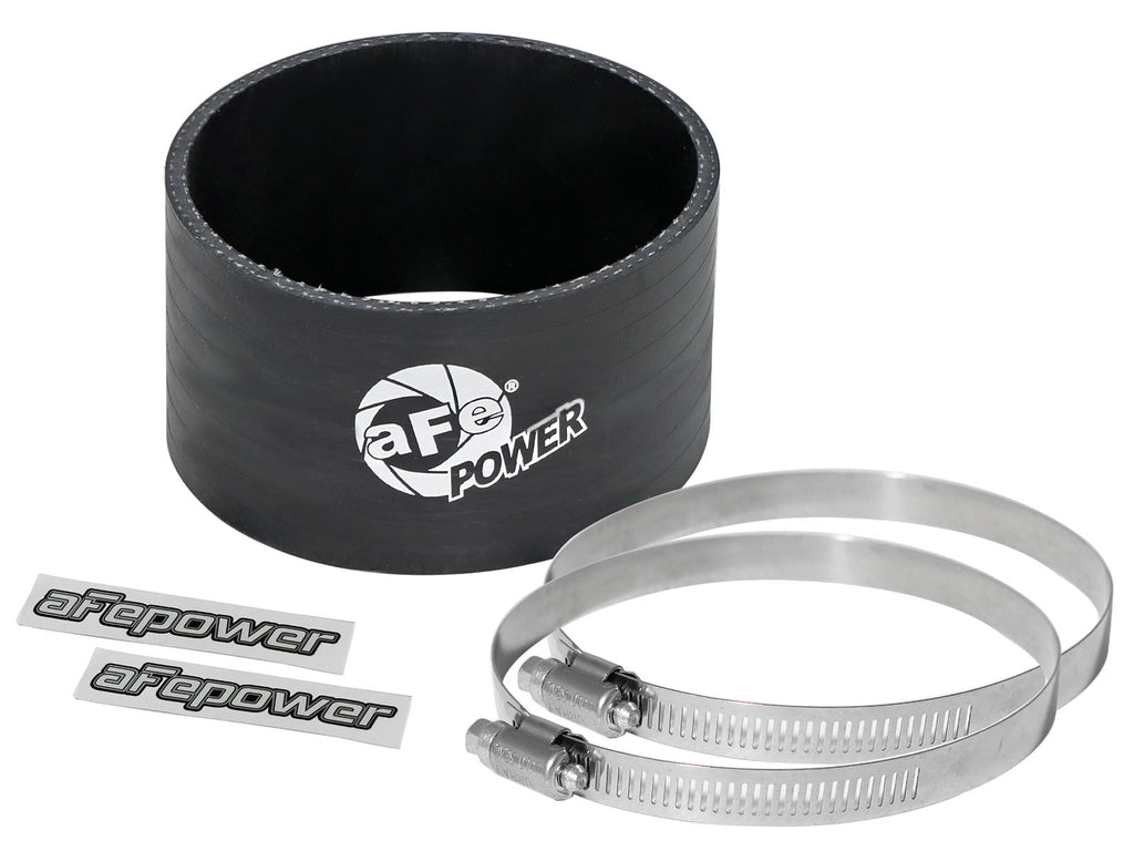 aFe Magnum FORCE CAI Univ. (3-1/2in ID x 2in L) Straight Coupler - Black aFe AFE59-00035