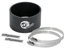 Load image into Gallery viewer, aFe Magnum FORCE CAI Univ. (3-1/2in ID x 2in L) Straight Coupler - Black aFe AFE59-00035