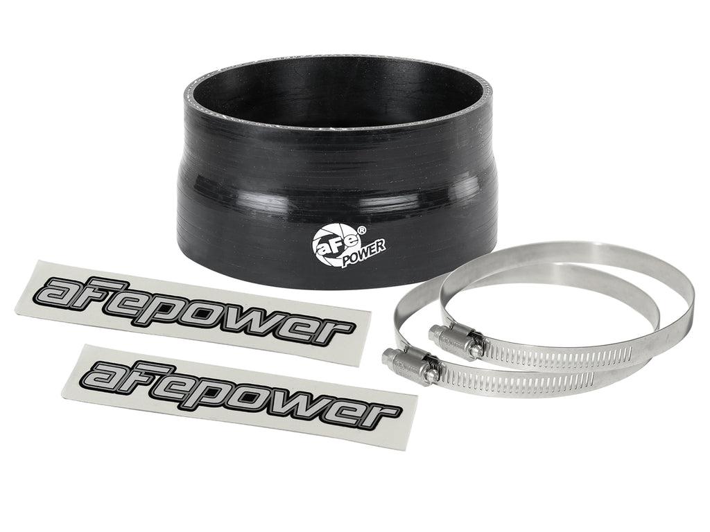 aFe Magnum FORCE CAI Univ. Silicone Coupling Kit (4in to 3.8in ID / 2in L) Reducer Coupler - Black aFe AFE59-00094