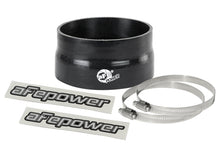 Load image into Gallery viewer, aFe Magnum FORCE CAI Univ. Silicone Coupling Kit (4in to 3.8in ID / 2in L) Reducer Coupler - Black aFe AFE59-00094