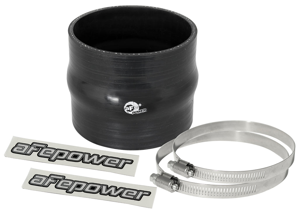 aFe Magnum FORCE Silicone Replacement Coupling Kit 3.5in ID x 3in Length Straight Coupler w/ Hump aFe AFE59-00045