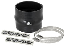 Load image into Gallery viewer, aFe Magnum FORCE Silicone Replacement Coupling Kit 3.5in ID x 3in Length Straight Coupler w/ Hump aFe AFE59-00045