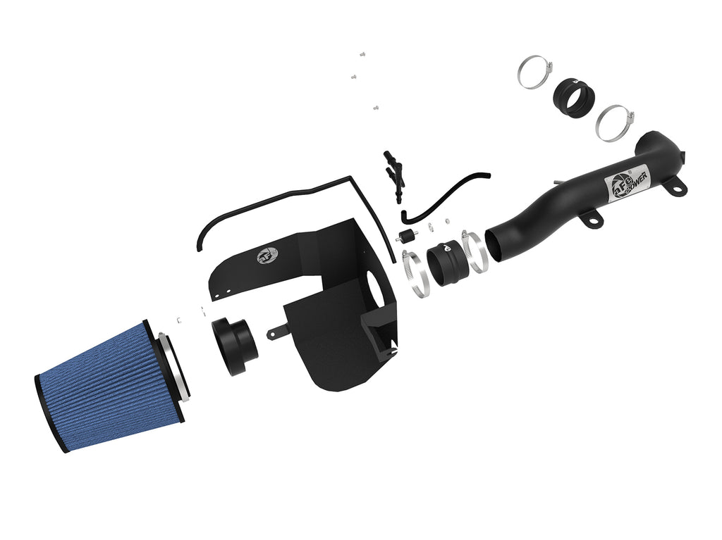 aFe Magnum FORCE Stage-2 Pro 5R Cold Air Intake System 18-19 Jeep Wrangler JL Turbo 2.0L - Black aFe AFE54-53029R