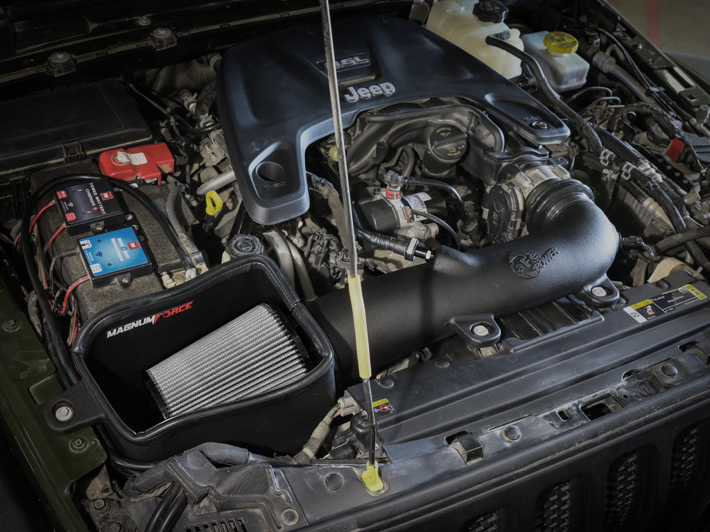 aFe Magnum FORCE Stage-2 Pro Dry S Cold Air Intake System Jeep Wrangler (JL) 18-23 V6-3.6L aFe AFE54-13078D