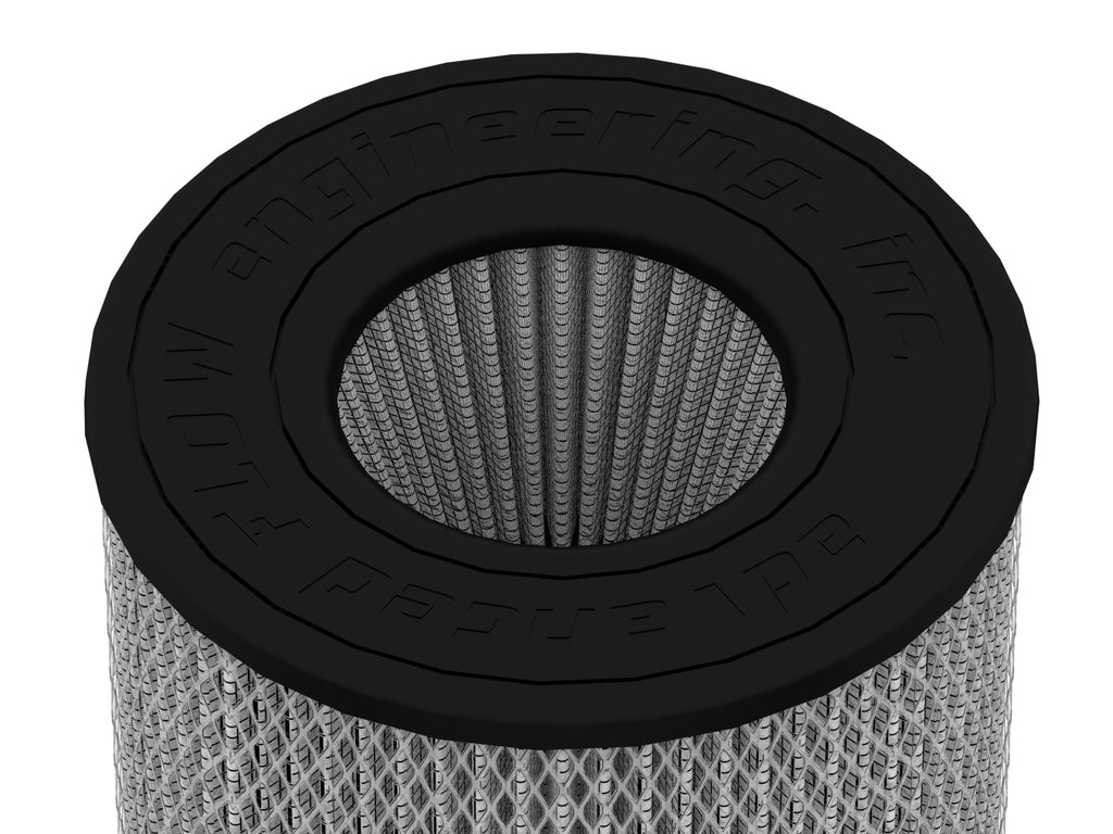 aFe MagnumFLOW Air Filter Pro DRY S 6in Flange x 8 1/8in Base/Top (INV) x 9in H aFe AFE21-91059