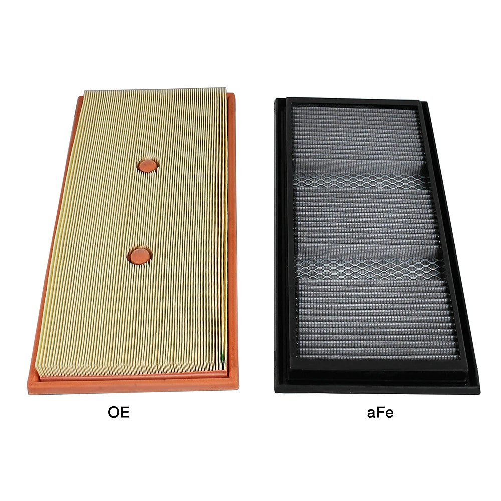 aFe MagnumFLOW OEM Replacement Air Filter Pro DRY S 12-14 Mercedes-Benz C/E/ML-Class V6 3.5L - aFe 31-10250
