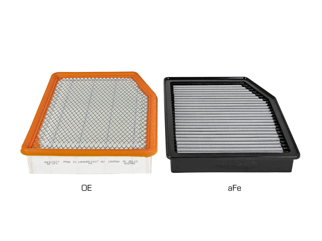 aFe MagnumFLOW Pro DRY S OE Replacement Filter 2019 GM Silverado/Sierra 1500 V6-2.7L/4.3L/V8-5.3 aFe AFE31-10292