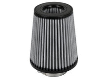 Load image into Gallery viewer, aFe MagnumFLOW Pro DRY S Universal Air Filter 3in F / 6in B / 4.5in T (Inv) / 7in H aFe AFE21-91004