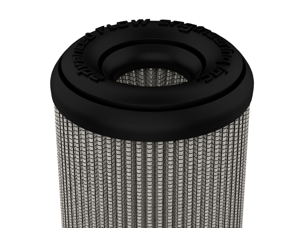 aFe MagnumFLOW Pro DRY S Universal Air Filter 4in F x 6in B x 4in T (Inv) x 8in H aFe AFE21-91155