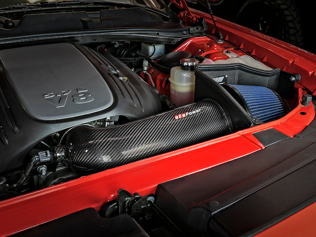 aFe MagnumFORCE Intakes Stage-2 P5R Carbon Fiber AIS 11-17 Dodge Challenger/Charger V8-5.7L Hemi aFe AFE54-12162-C
