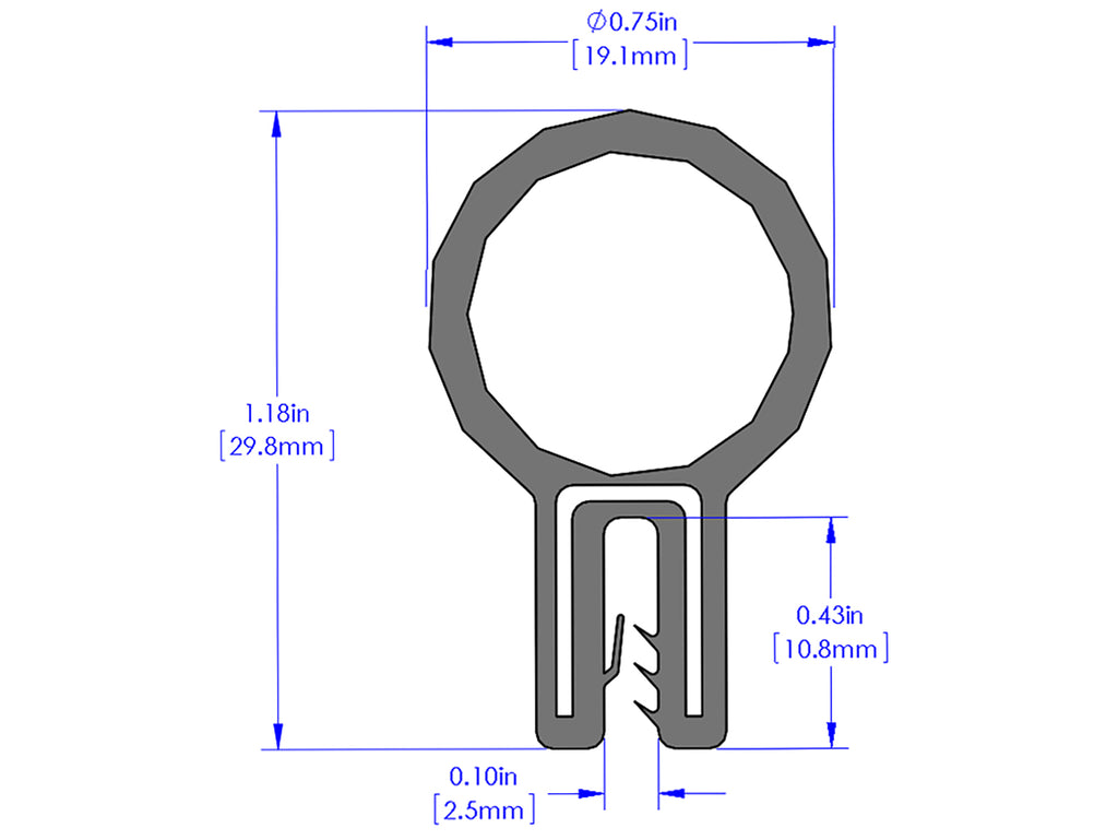 aFe MagnumFORCE Spare Parts Trim Seal Kit (1/16IN X 3/4IN) x 36IN L aFe AFE59-10092